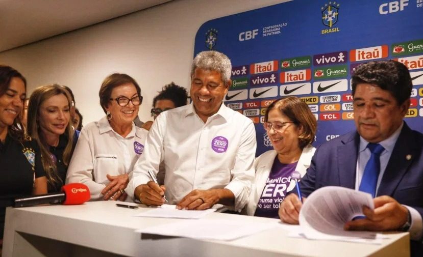 Compromisso pelo Feminicídio Zero e protocolo, Não é Não, são lançados durante eliminatórias da Copa do Mundo 2026, em Salvador