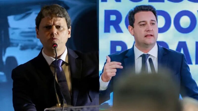 Tarcísio e Ratinho Júnior crescem em cenário de 2º turno e empatam tecnicamente com Lula, diz pesquisa