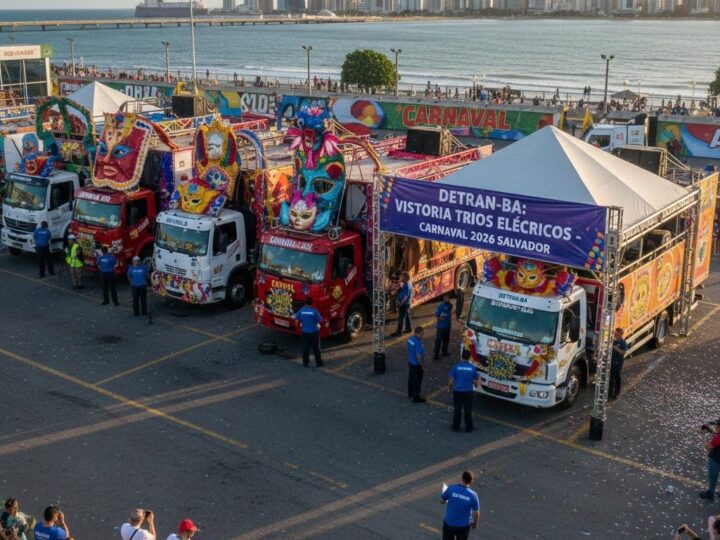 Carnaval 2026: Detran-BA inicia vistoria de trios elétricos em Salvador